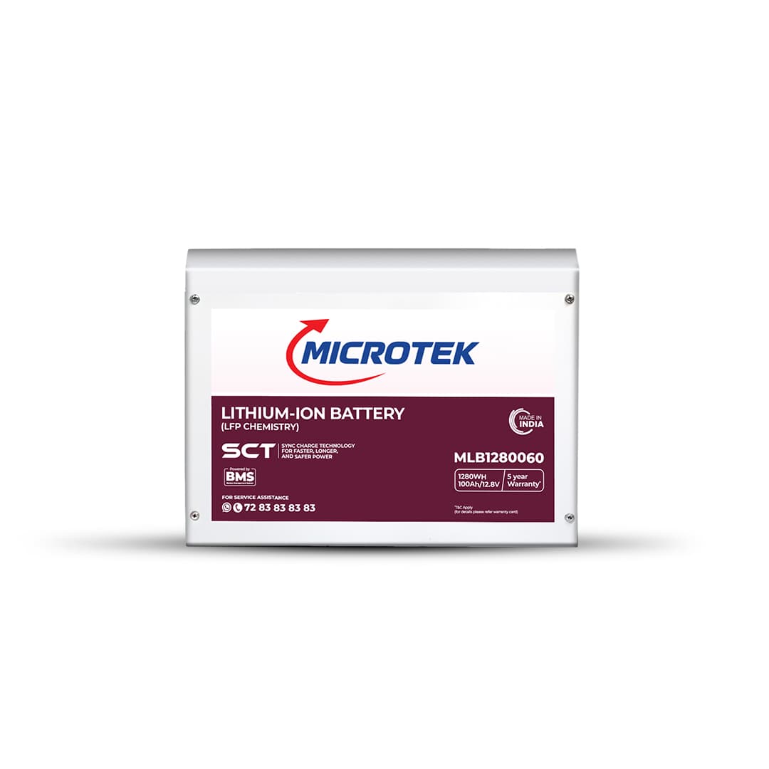 Lithium Iron 100Ah Battery | Deep Cycle Rechargeable Battery | Fast Charging, Long Life