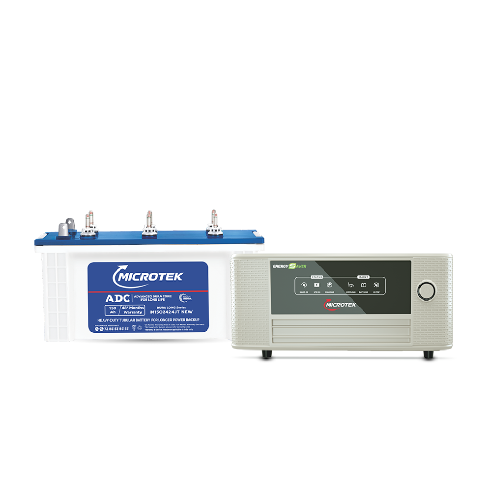 Energy Saver NEW 1025 (900VA/12V Digital Wave) Inverter with M1502424JT 150Ah/12V Battery Combo