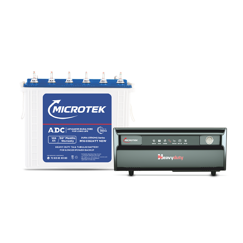 HEAVY DUTY UPS 2350-vTURBO (24V – 2000VA/1600W) Pure Sine Wave Inverter with M1603624TT 160Ah/12V Battery Combo