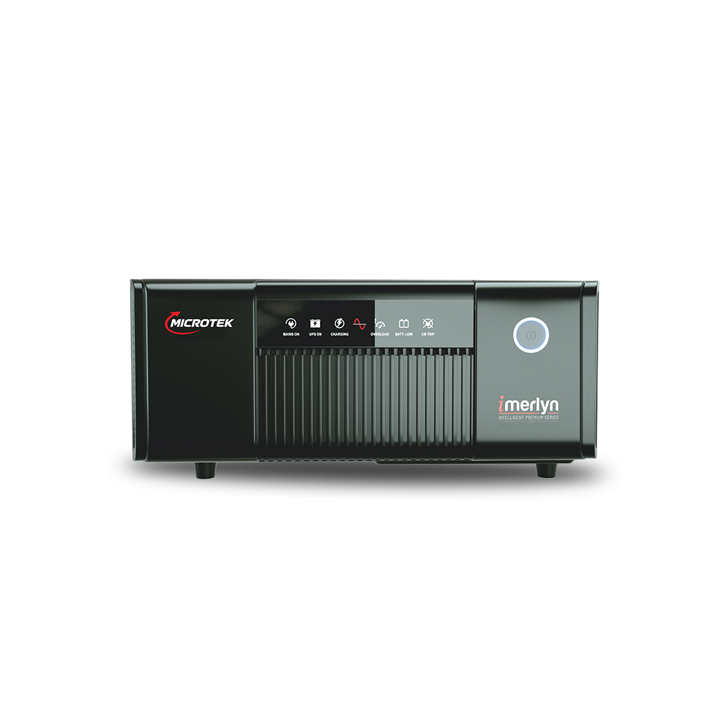 Microtek iMERLYN UPS 850 (12V) | Pure Sine Wave Inverter | 700VA/560W UPS for Home